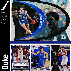 Duke Blue Devils 4 Card Lot - CBKBL [5_3_2]